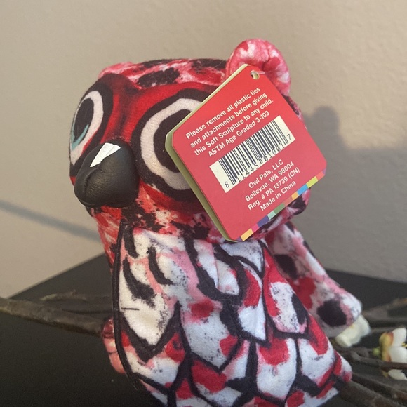 ๐ฆ Owl Pals: Red, Black & White Owl ๐ฆ - Picture 7 of 15
